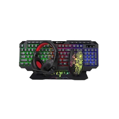 Slušalice + tipkovnica + miš + podloga X-trike me CMX-415 gaming