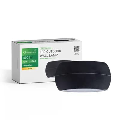LED zidna svjetiljka Green Tech BOSTON, 6W, 3000K, IP65