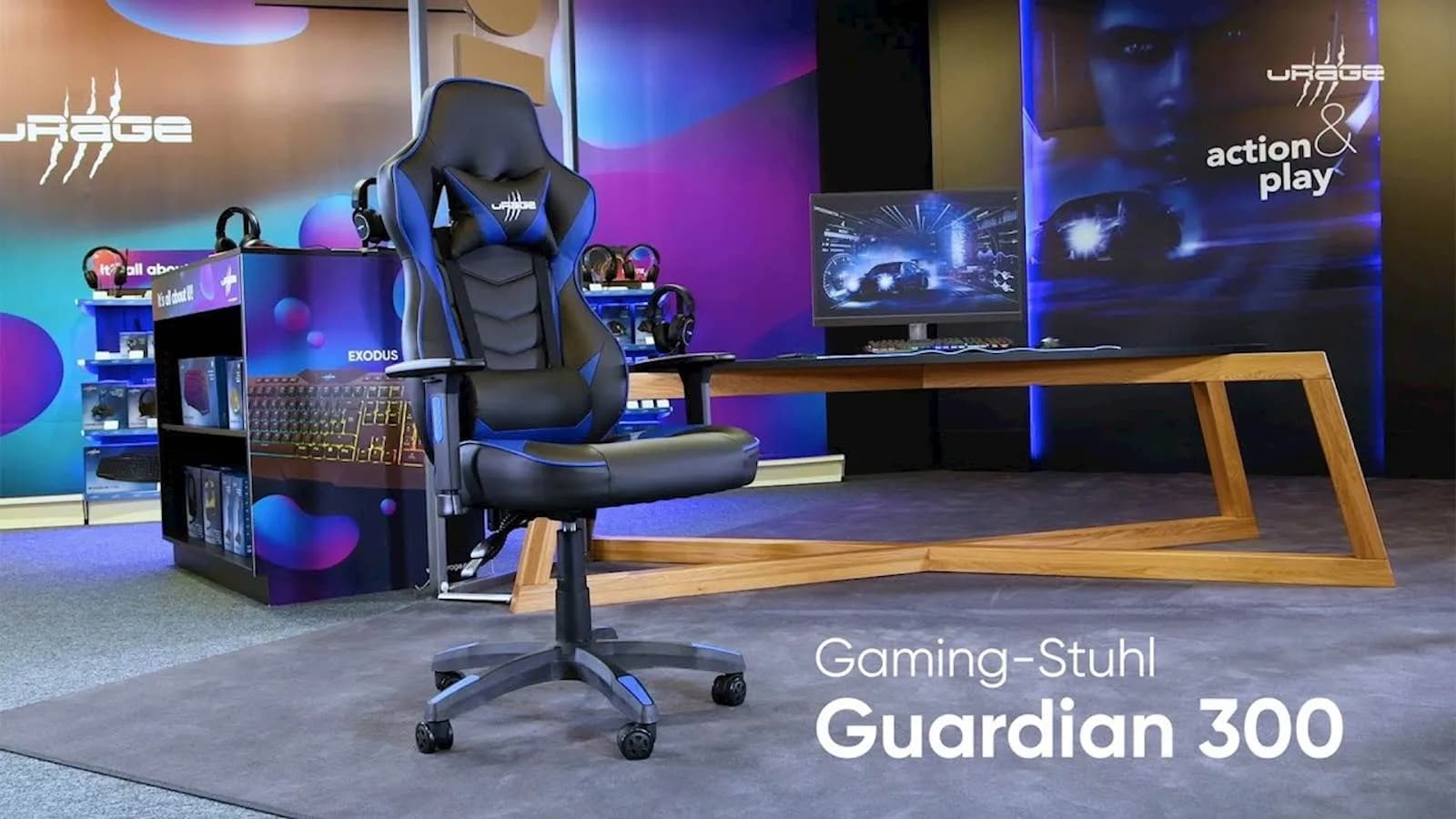 HAMA Urage Gaming Stolica "GUARDIAN 300"