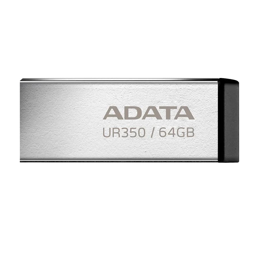USB Memory stick Adata UFD 64GB, USB 3.2, Up to 100MB/s3 UR350-64G-RSR/BK