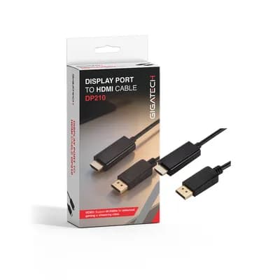 Kabel Gigatech Display Port na HDMI 2m, 4K