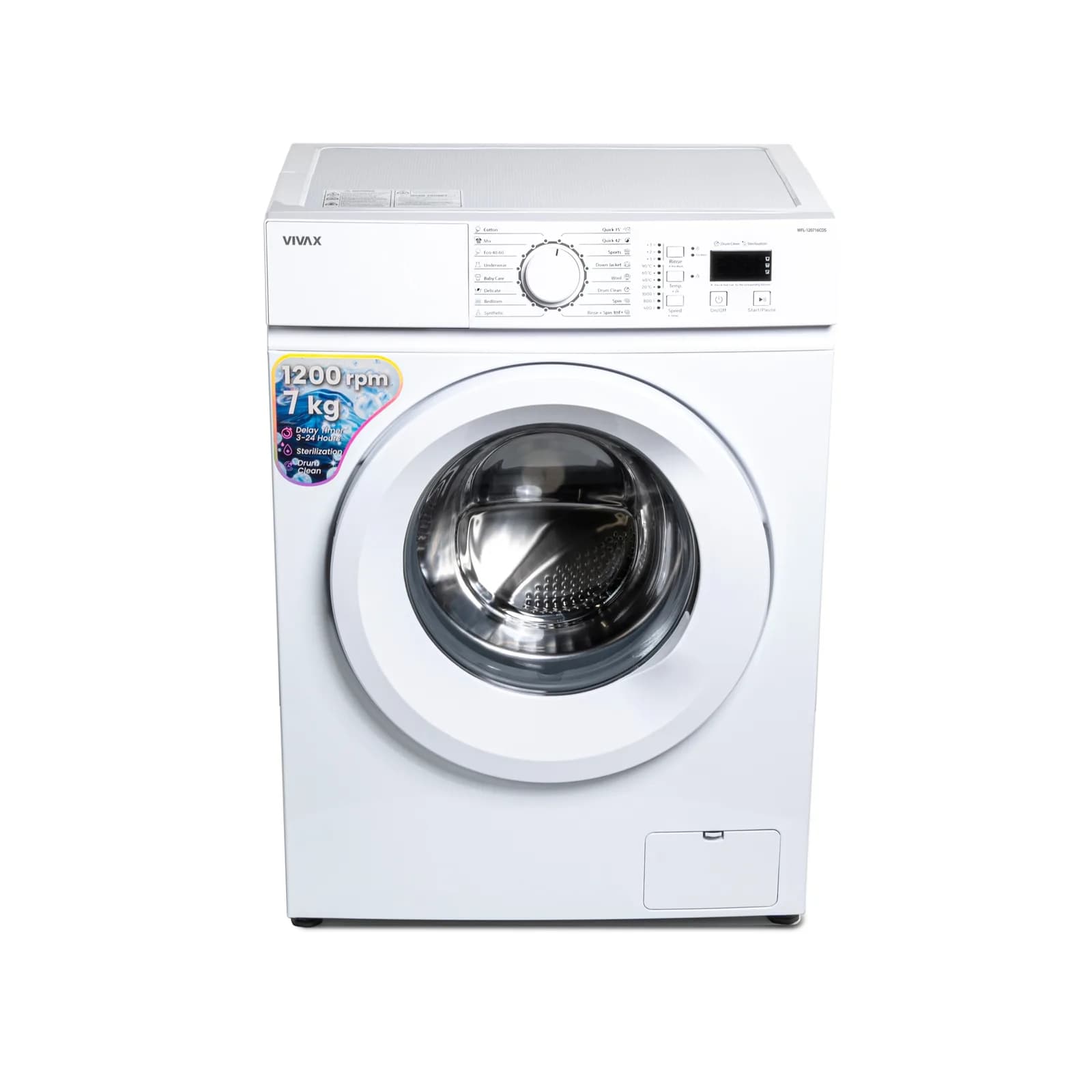 Vivax HOME mašina za pranje veša WFL-120716CDS