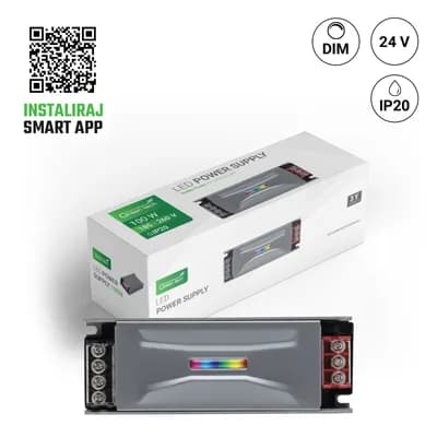 LED napajanje+ Kontroler Green Tech SMART 100W, 24V, IP20