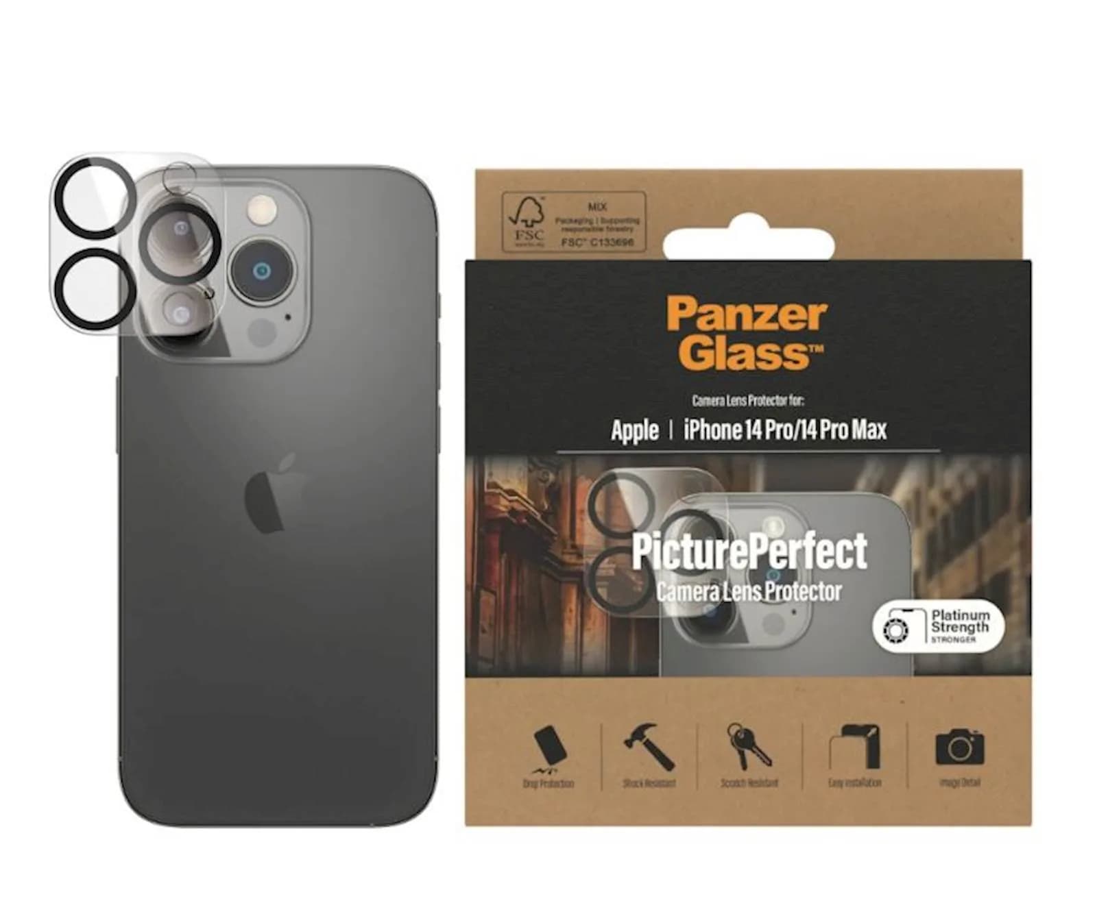 PanzerGlass Zaštitni okvir za kameru PG iPhone 14Pro/14 Pro Max