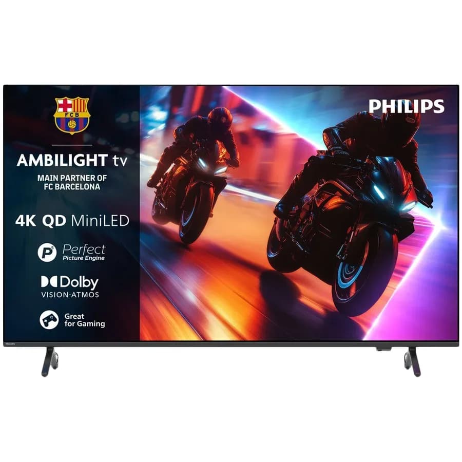 Philips 85MLED910/12 AMBILIGHT 4K Quantum Dot Mini-LED 144 Hz, 215.9 cm (85''), P5 Perfect Picture Engine
