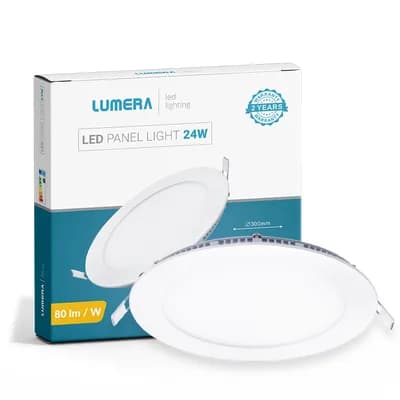 LED panel Lumera Lighting 24W, 3000K, ugradni, okrugli