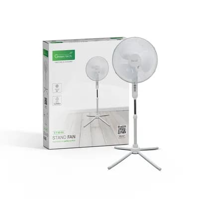 Ventilator s postoljem Green Tech 50W, 16“, bijela boja
