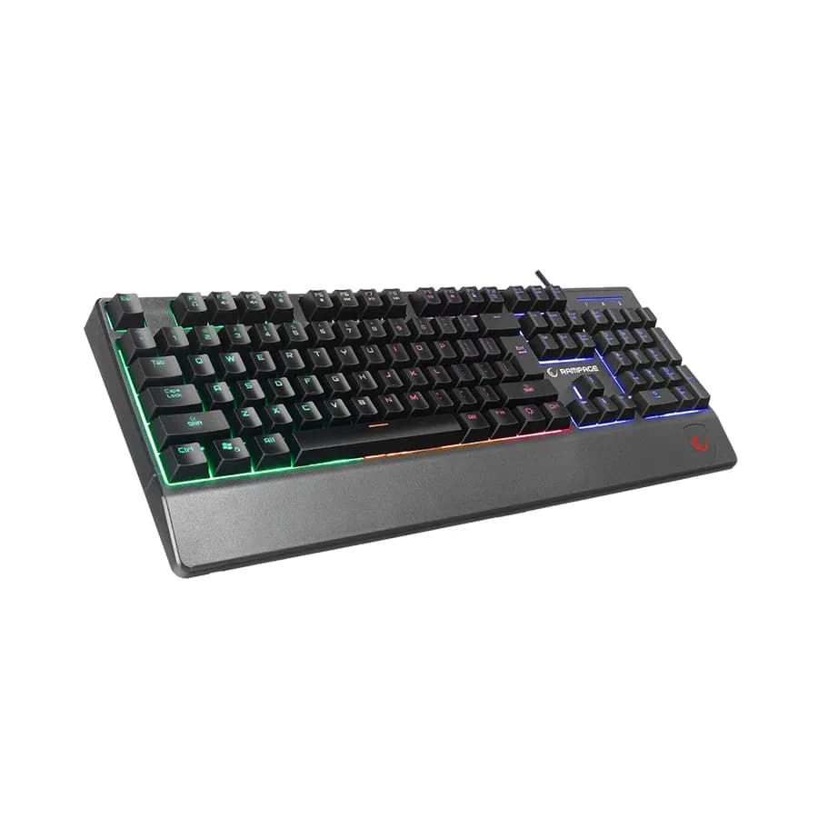Tastatura gaming RAMPAGE KB-R34 WINNER Semi Mechanical US Layout Rainbow Illuminated Gaming Keyboard