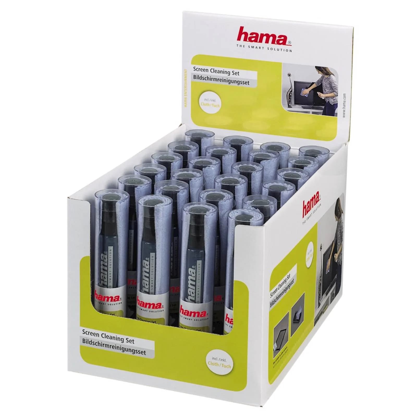 HAMA Set za čišćenje displeja 15 ml, sa krpicom