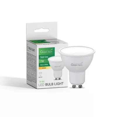 LED žarulja Green Tech 7W, 3000K, GU10, IP20, Sanan chip