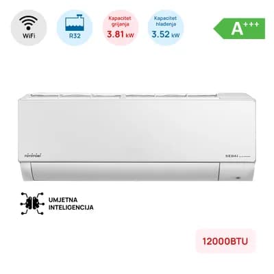 Klima TOYOTOMI Sedai A13SC 3,5kW A+++, ALL DC Inverter, – 30°C ~ 50°C, HEPA 3+