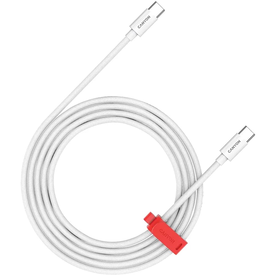 Canyon cable CC100AB C-C 100W Braided 2m White