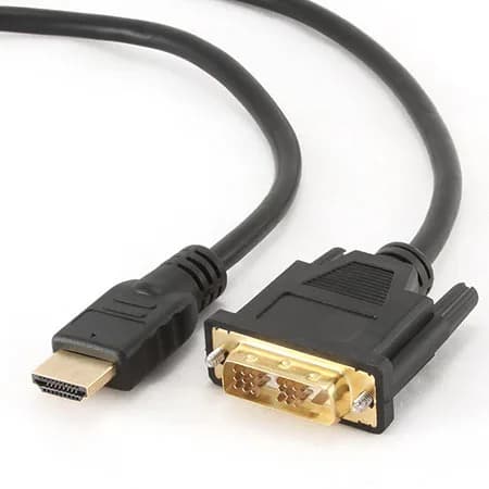 HDMI kabl, HDMItoDVI 1,8m bi directional M-M gold conn., BULK, GEMBIRD CC-HDMI-DVI-6