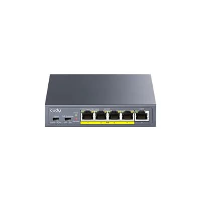 Switch Cudy GS105P, 5-Portni, PoE+, Gigabitni, 36W