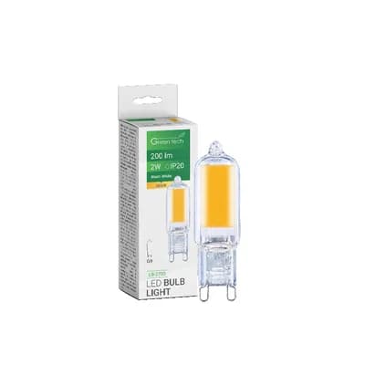 LED žarulja Green Tech 2W, 3000K, G9, Flux: 200 lm, IP20, San`an chip
