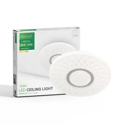 LED plafonjera Green Tech 24W, 4000K, fi 40cm
