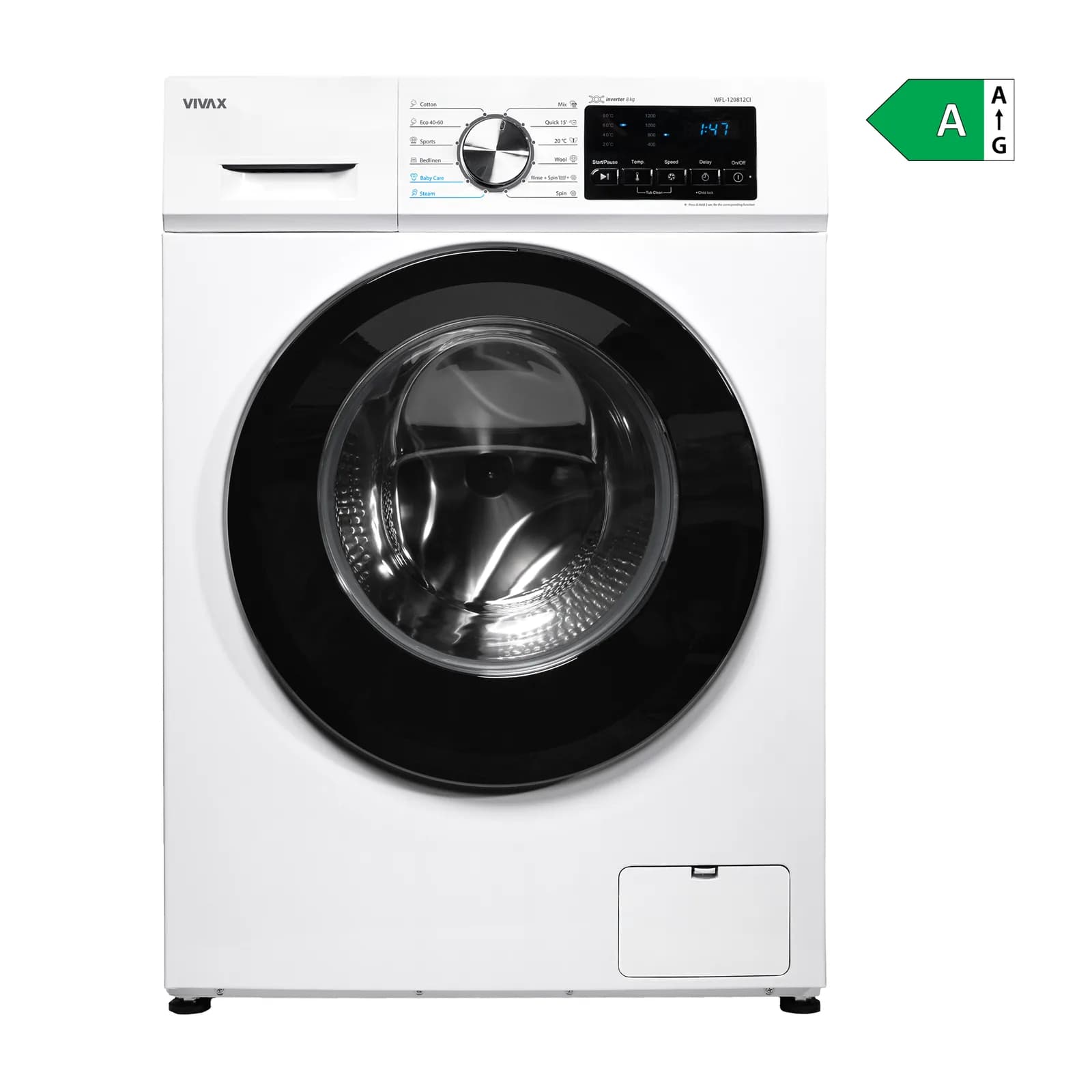 Vivax HOME mašina za pranje veša WFL-120812CI