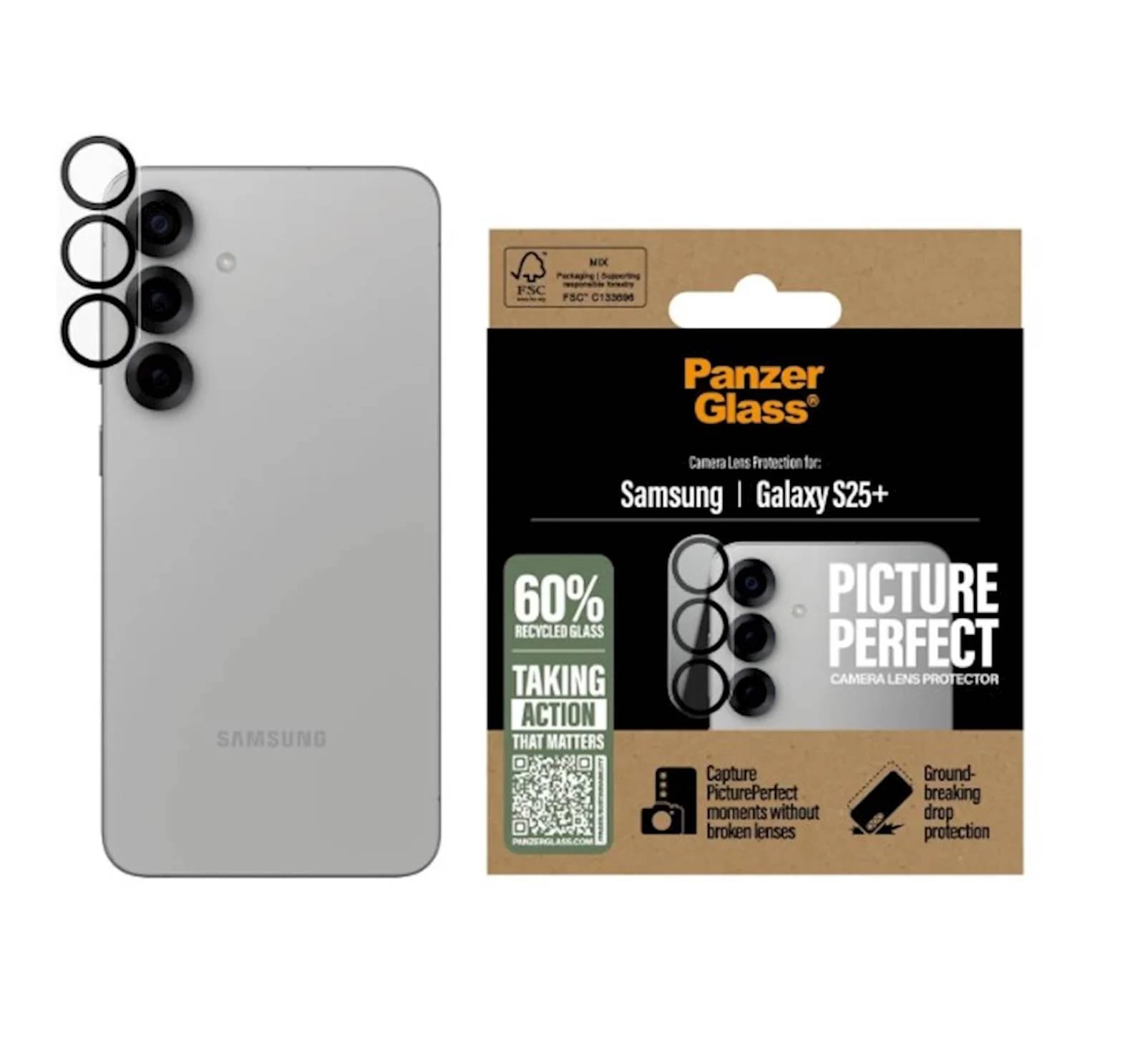 PanzerGlass Zaštitni okvir za kameru S25 Plus