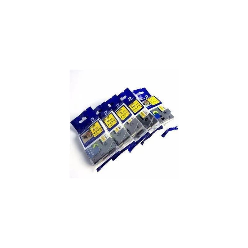 POT TRAKA TZE231 12mm crno na bijelo