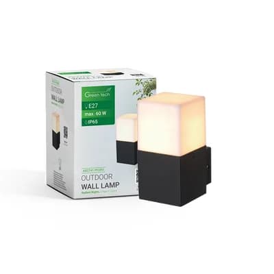 Zidna svjetiljka Green Tech PEDRO, E27, IP65