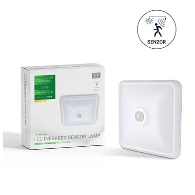 LED plafonjera sa senzorom Green Tech 16W, 3000K, bijela boja
