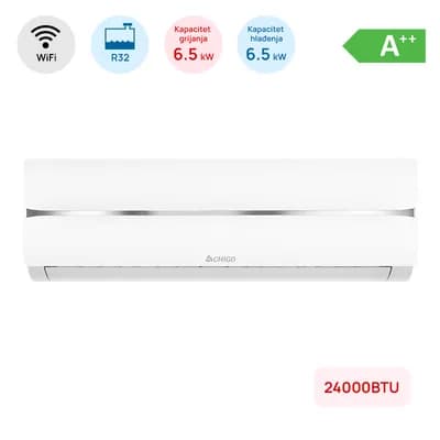 Multi split Chigo unutarnja zidna jedinica 24000BTU, 6.5kW, WiFi