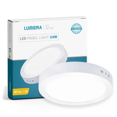 LED panel Lumera Lighting 24W, 3000K, nadgradni, okrugli