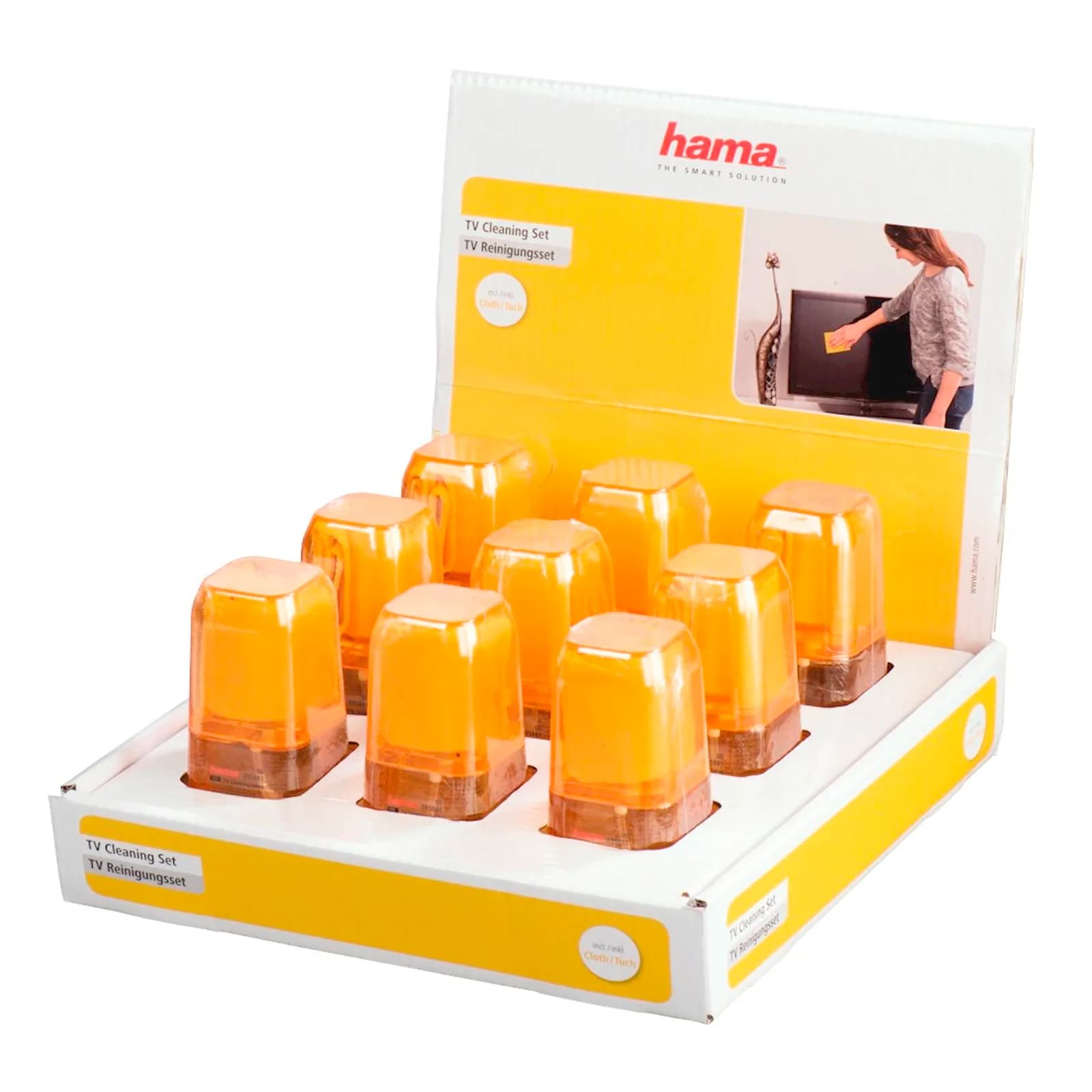 HAMA Set za čišćenje TV-a 95 ml, 9 komada u pak