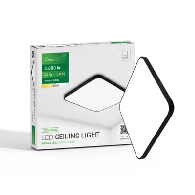LED plafonjera Green Tech 24W, 4000K, 33x33cm