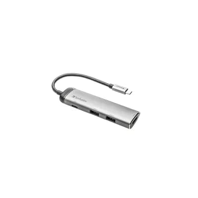 USB-C hub Verbatim, 1x USB 3.1 Gen1, 2x USB 3.0 i HDMI 4K (30Hz)