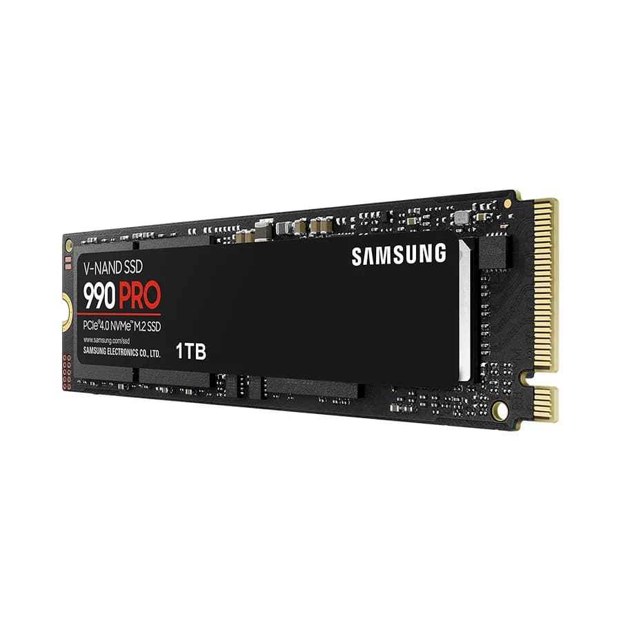 Samsung SSD 990 PRO 1TB NVMe MZ-V9P1T0BW Up to 7,450 / 6,900 MB/s sequential read/write speed