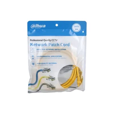 DAHUA kabl zuti 2m CAT6 PFM972-6U-2