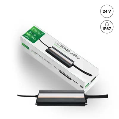 LED napajanje Green Tech 200W, 24V, IP67