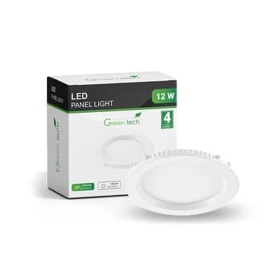 LED panel Green Tech 12W, 4200K, ugradni, okrugli