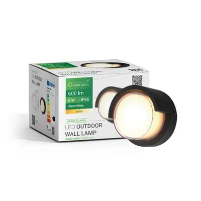 LED vanjska zidna svjetiljka Green Tech ATLANTA, 6W, 3000K, IP65