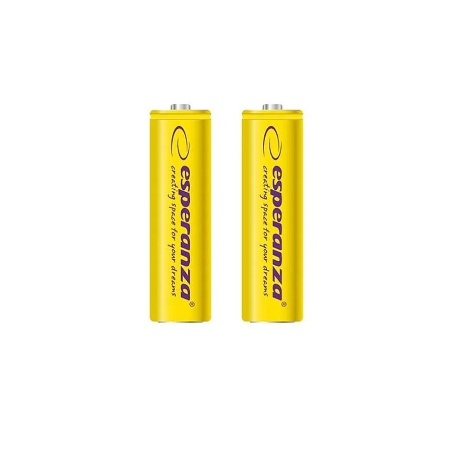 Punjive baterije ESPERANZA RECHARGEABLE Ni-MH AA 2000MAH 2kom. yellow, EZA103Y