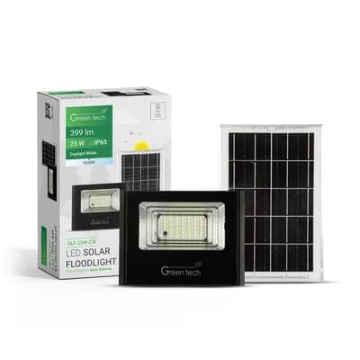 LED solarni reflektor Green Tech 25W, 6500K, IP65