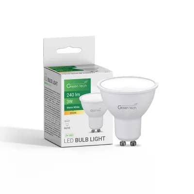 LED žarulja Green Tech 3W, 3000K, GU10, IP20, Sanan chip