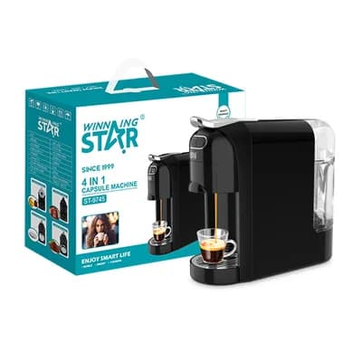 Aparat za kavu na kapsule Winning Star ST-9745, 0.6L, 1400W, 4 u 1
