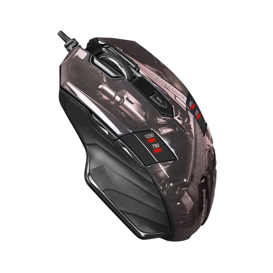 Miš gaming RAMPAGE GX-Core8 GUNS, USB, 750/1250/2000/4000dpi