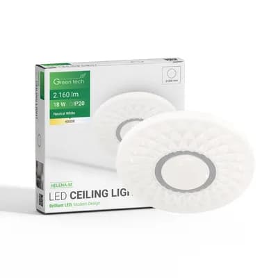 LED plafonjera Green Tech 18W, 4000K, fi 33cm