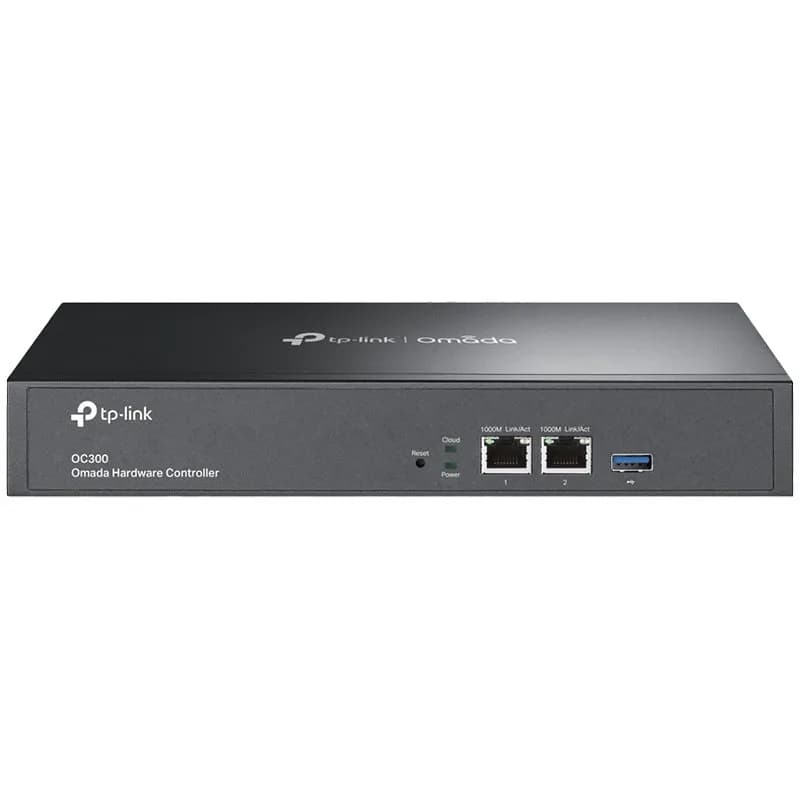 TP-Link OC300 Omada Hardware Controller, 2× 10/100/1000 Ports, 1× USB 3.0 Port, Cloud Access