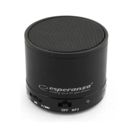 Zvučnik BLUETOOTH ESPERANZA FM RITMO, FM Radio, microSD, USB, black, EP115K