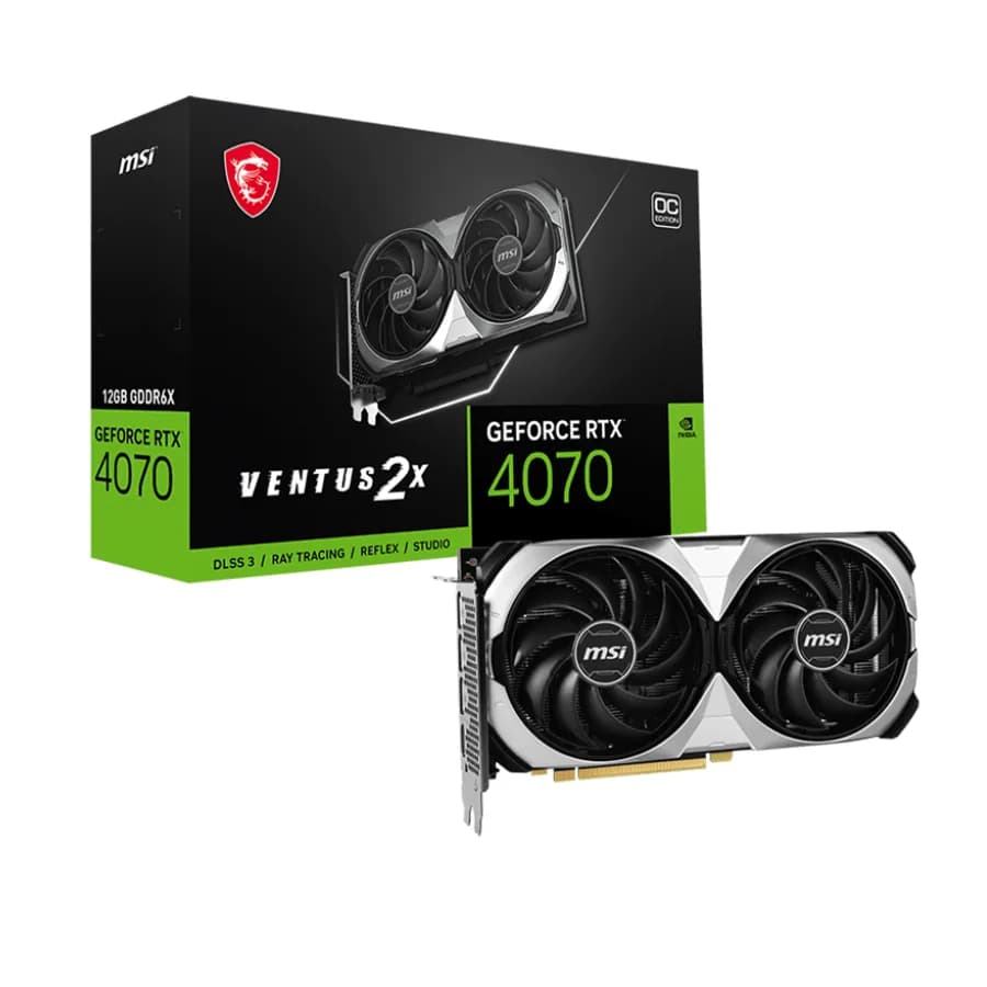 VGA MSI NVidia RTX 4070 VENTUS 2X E 12G OC, 12GB GDDR6X/192bit, PCI Express Gen 4, 3xDP, 1xHDMI, 1x 8-pin, D0RTX4070VENTUS2XE12GOC