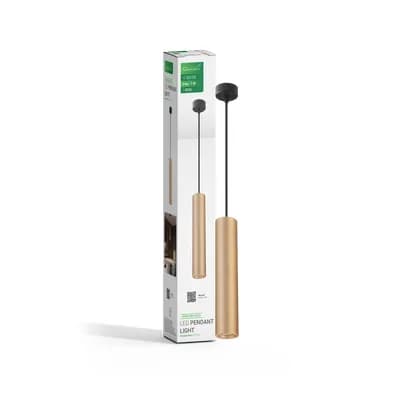 LED visilica Green Tech, GU10 X 1 kom, zlatna boja