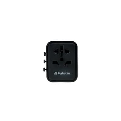 Putni adapter Verbatim, univerzalni, USB-C PD, USB-A QC, 20W, UTA-02