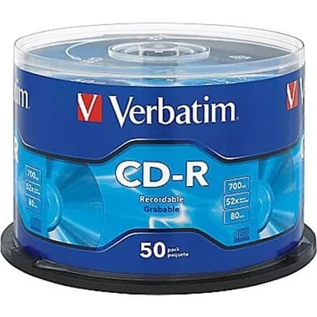 CD-R,VERBATIM, 700 MB,52X,spindle 50 kom EXTRA PRO.WRAP,43787