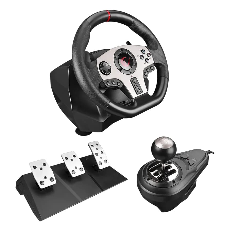 Volan pedale i shifter gaming RAMPAGE V902 PS3/PS4/PC/XBOXONE/XBOX360/SWITCH Steering Wheel