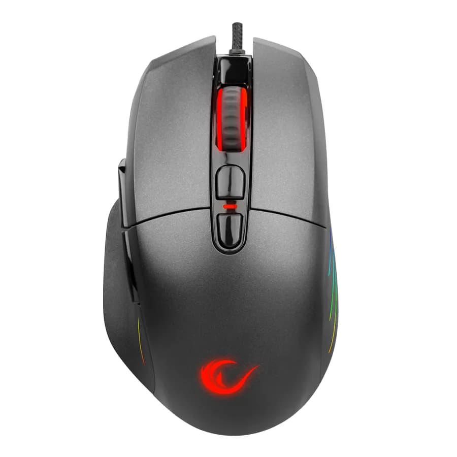 Miš gaming RAMPAGE SMX-R650 SCORE Usb Black, RGB illuminated 10000 Dpi, PMW-3325, 8D. Programable Gaming Mouse