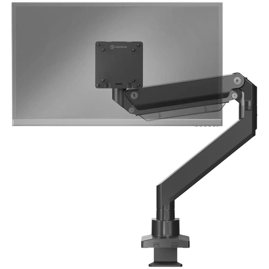 ONKRON Desk Mount for Monitor 17"- 57", max 27 kg, tilt-swivel, with rotation
